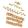 Creative Twist Hair Clip Set Music Festival Hair Clip Adjustable Braid Rings for Festival Fashion Enthusiasts view 1