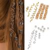 Creative Twist Hair Clip Set Music Festival Hair Clip Adjustable Braid Rings for Festival Fashion Enthusiasts view 2