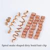 Creative Twist Hair Clip Set Music Festival Hair Clip Adjustable Braid Rings for Festival Fashion Enthusiasts view 4
