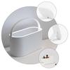 AUTSUPPL 1pc Led Lighted Makeup Organizer Case Portable Travel Cosmetic Storage with Elegant Design Lightweight Convenient for Makeup Personal Accessories Go Use view 3