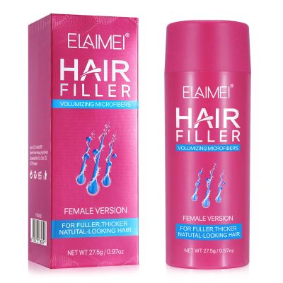 Fibers for Thinning Hair,Hair Powder for Women & 100% Natural Hair Building FibersGet thick hair Conceals Hair Loss27.5g Bottle - Conceals Hair Loss in Seconds (Medium brown)