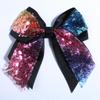 10Pcs 12CM Sparkly Sequins Hair Bows For Box Gift Ribbon Hair Bow Boutique For Headbands Hairpins (10Pcs Lt Pink, With No Clip) view 3