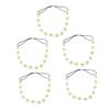 PartyKindom 5pcs Unique Daisy Flower Headband Girls Headband Hair Band for Women Lady Headdress view 1
