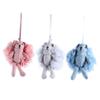 Baluue 3pcs Bear Shaped Bath Sponge Exfoliating Body Scrubber Mesh Shower Pouf Bath Shower Ball and Fade-Resistant view 1