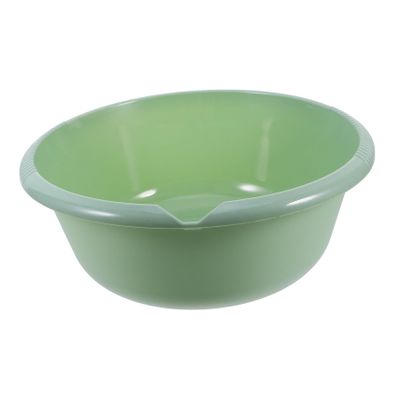 jojofuny Wash Basin Drainage Spout Thickened Plastic Tub for Home Use Versatile Basin for Washing Clothes Facial Cleansing and Foot Bathing in Green