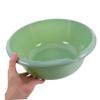 jojofuny Wash Basin Drainage Spout Thickened Plastic Tub for Home Use Versatile Basin for Washing Clothes Facial Cleansing and Foot Bathing in Green view 3