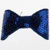 20Pcs Sequin Hair Bow Accessories, 5CM, Shiny Sparkle Design for Headbands and Hair Clips (20Pcs Royal Blue, With Clip) view 1