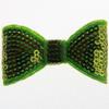 20Pcs Sequin Hair Bow Accessories, 5CM, Shiny Sparkle Design for Headbands and Hair Clips (20Pcs Lime, With Clip) view 1