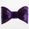 20Pcs Sequin Hair Bow Accessories, 5CM, Shiny Sparkle Design for Headbands and Hair Clips (20Pcs Lime, With Clip) view 2