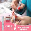Nail Grinder - Electric Nail File | Hardware Toenail Sander for Thick Nails, Low Noise for Acrylic Nails Gel Polishing Removing Bits Kit for Manicure Pedicure Polishing Shape view 2