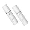 Healvian Nano Facial Steamer 2Pcs Portable Hydrating Mist Sprayer for Women USB Rechargeable Moisturizing Mister Visual Water Tank for Makeup and Deep Cleaning view 1