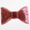 20Pcs Sequin Hair Bow Accessories, 5CM, Shiny Sparkle Design for Headbands and Hair Clips (20Pcs Peach, With Clip) view 1
