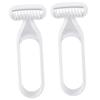 BAZEITFLOW 2pcs Armpit Hair Trimmer Manual Body Hair Remover for Women Precision for Legs and Underarms Lightweight and Design for Daily Use and Wet Shaving view 1