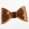 20Pcs Sequin Hair Bow Accessories, 5CM, Shiny Sparkle Design for Headbands and Hair Clips (20Pcs Gray, With No Clip) view 3