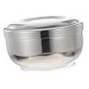Baluue 1pc Stainless Steel Shaving Bubble Bowl Lidded Shaving Foaming Container for Men Unique Soap Holder view 1