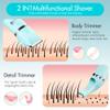 AIBRIT PRO Blue Bikini Trimmer for Women + Eyebrow Razor for Women (with 10 Replaced Blades) view 4
