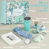9PCS Relaxing Spa Gifts Basket Set for Women Blue Ocean, Self Care Gifts Mother Day's Gifts Idea for Birthday Gifts, Best Friends Sister Wife Girlfriend Coworker Teacher Employee view 2