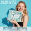 9PCS Relaxing Spa Gifts Basket Set for Women Blue Ocean, Self Care Gifts Mother Day's Gifts Idea for Birthday Gifts, Best Friends Sister Wife Girlfriend Coworker Teacher Employee view 3