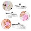 PACKOVE 8-Piece Round Head Fingernail Cleaning Brush Set Soft Bristle Scrub Brushes for Household Use Suitable for Nails and Surfaces view 2