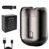 Mini Electric Shaver, IPX-7 Waterproof Razor Portable Mini Electric Men's Shaver (Gray) view 1