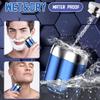 Mini Electric Shaver, IPX-7 Waterproof Razor Portable Mini Electric Men's Shaver (Gray) view 4