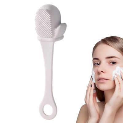 Face Scrubber Facial Cleansing Brush | Waterproof Rechargeable Face Wash Brush | Facial Cleansing Brush Face Scrubber | Soft Deep Cleaning Face Brush Finger Glove Scrub Brush for Nose