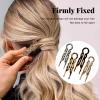 3PCS U-Shaped Hair Pins for Women  Non-Slip Hair Clips for Fine Thin Hair, Lightweight & Gentle on Hair, French Twist Hair Accessories view 3