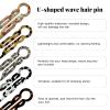 3PCS U-Shaped Hair Pins for Women  Non-Slip Hair Clips for Fine Thin Hair, Lightweight & Gentle on Hair, French Twist Hair Accessories view 4