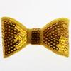 20Pcs Sequin Hair Bow Accessories, 5CM, Shiny Sparkle Design for Headbands and Hair Clips (20Pcs Yellow, With Clip) view 1