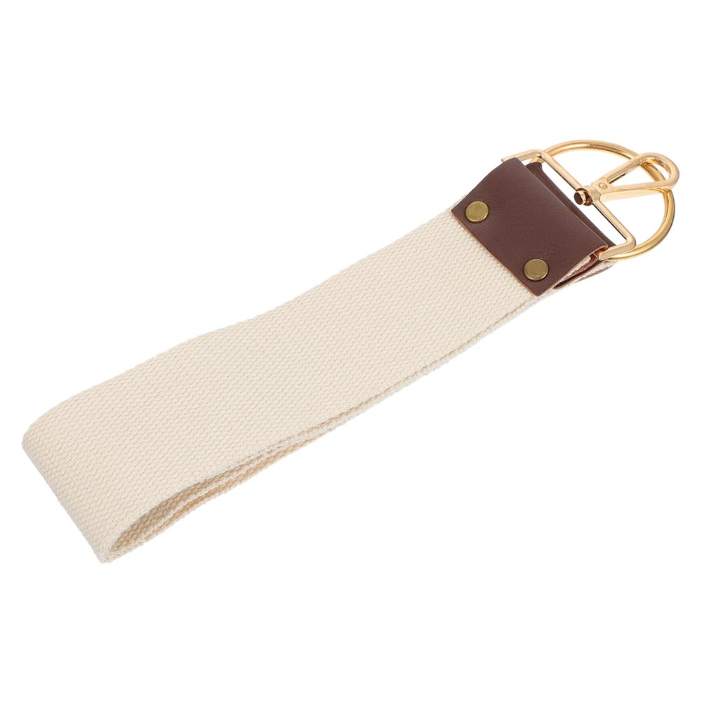 Healeved Portable Barber Canvas Sharpening Belt Durable Strop for Straight Razors Scissors for Barbershops Home Use Lightweight Design Hanging Eyelet Father Day