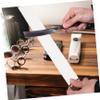 Healeved Portable Barber Canvas Sharpening Belt Durable Strop for Straight Razors Scissors for Barbershops Home Use Lightweight Design Hanging Eyelet Father Day view 3