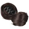 FOYTOKI 2pcs Hair Rings for Braids Bun Hair Extensions Claw Clip Messy Bun Clip Women view 1