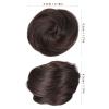FOYTOKI 2pcs Hair Rings for Braids Bun Hair Extensions Claw Clip Messy Bun Clip Women view 2
