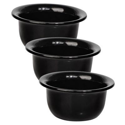 SHERCHPRY 3pcs Men Shaving Accessory Shaving Bowls Reusable Mug Household Cup Smooth Surface