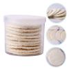 SHERCHPRY 10pcs Loofah Makeup Puff Reusable Facial Puff Cotton Makeup Remover Pads for Face Exfoliation view 4