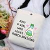 G2TUP Funny Ranch Dressing Gift Who Loves Ranch Dressing Makeup Bag Salad Saucey Lover Cosmetic Bag Funny Foodie Gift (Ranch Dressing X) view 2