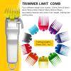 10 Pack Clipper Guards Set Replacement Fits for Limural K11S/ Novah HCL-001/ Surker K7S/K9C/K9S - 1/16" to 1", Colorful, Updated by Loner view 4