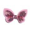 20Pcs 2.3" 6CM Mini Sequin Hair Bows For Headband Boutique Butterfly Shape Hair Bow For Headwear Accessories (20Pcs Gray, With No Clip) view 4
