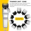 10 Pack Clipper Guards Set Replacement Fits for Limural K11S/ Novah HCL-001/ Surker K7S/K9C/K9S - 1/16" to 1", Black, Updated by Loner view 4