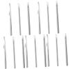 15 Pieces Pedicure Set Professional Intrapeze Nail Tool Exfoliating Tool Intrapeze Nail Lifter Nail Remover Trimmer Exfoliating Stainless Steel Cosmetic Foot File for Men (5 pcs Silver 16x1cmx5pcs) view 1