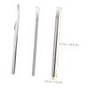 15 Pieces Pedicure Set Professional Intrapeze Nail Tool Exfoliating Tool Intrapeze Nail Lifter Nail Remover Trimmer Exfoliating Stainless Steel Cosmetic Foot File for Men (5 pcs Silver 16x1cmx5pcs) view 2