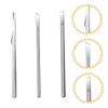 15 Pieces Pedicure Set Professional Intrapeze Nail Tool Exfoliating Tool Intrapeze Nail Lifter Nail Remover Trimmer Exfoliating Stainless Steel Cosmetic Foot File for Men (5 pcs Silver 16x1cmx5pcs) view 3