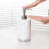 ONMYJFD Marble Patterned Ceramic Bathroom Set of Five Toothbrushes and Mouthwash Cups view 4