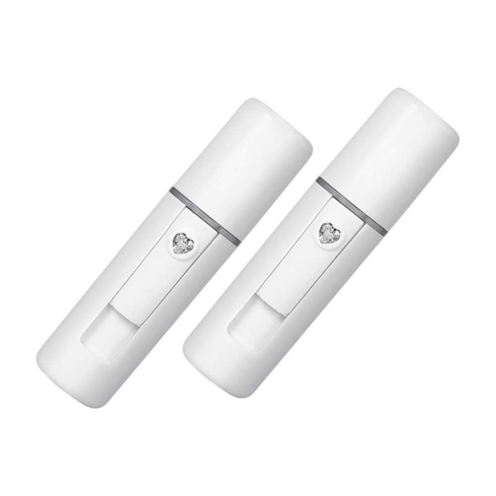 BIUDECO 2pcs for Face Multifunctional Beauty Tool Mist Sprayer Face Steamer Toner for Rosacea Essence Body Moisturizer Cool Mist Quick Hydration for Family