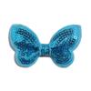 20Pcs 2.3" 6CM Mini Sequin Hair Bows For Headband Boutique Butterfly Shape Hair Bow For Headwear Accessories (20Pcs Blue, With No Clip) view 1