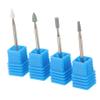 ULDIGI 4pcs Nail Art Grinding Heads Micro Rotary Tool Manicure Drill Press Nail Grinding Drill Bit Manicure Tools view 1