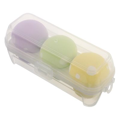 Beatifufu 3pcs Mushroom Makeup Sponge Multipurpose Beauty Blending for Foundation Loose Expandable Water for Seamless Application Candy Color Design