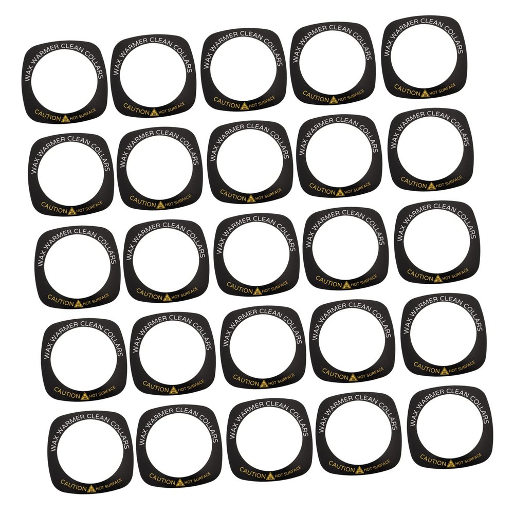 FRCOLOR 50pcs Wax Heater Paper Washer Wax Warmer Paper Pads Ring for Waxing Kit Easy to Use
