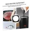 FRCOLOR 50pcs Wax Heater Paper Washer Wax Warmer Paper Pads Ring for Waxing Kit Easy to Use view 4