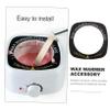 BIUDECO 50pcs Wax Melting Machine Paper Mats Ring for Wax Warmer Replacement Heater Washer Liner view 2
